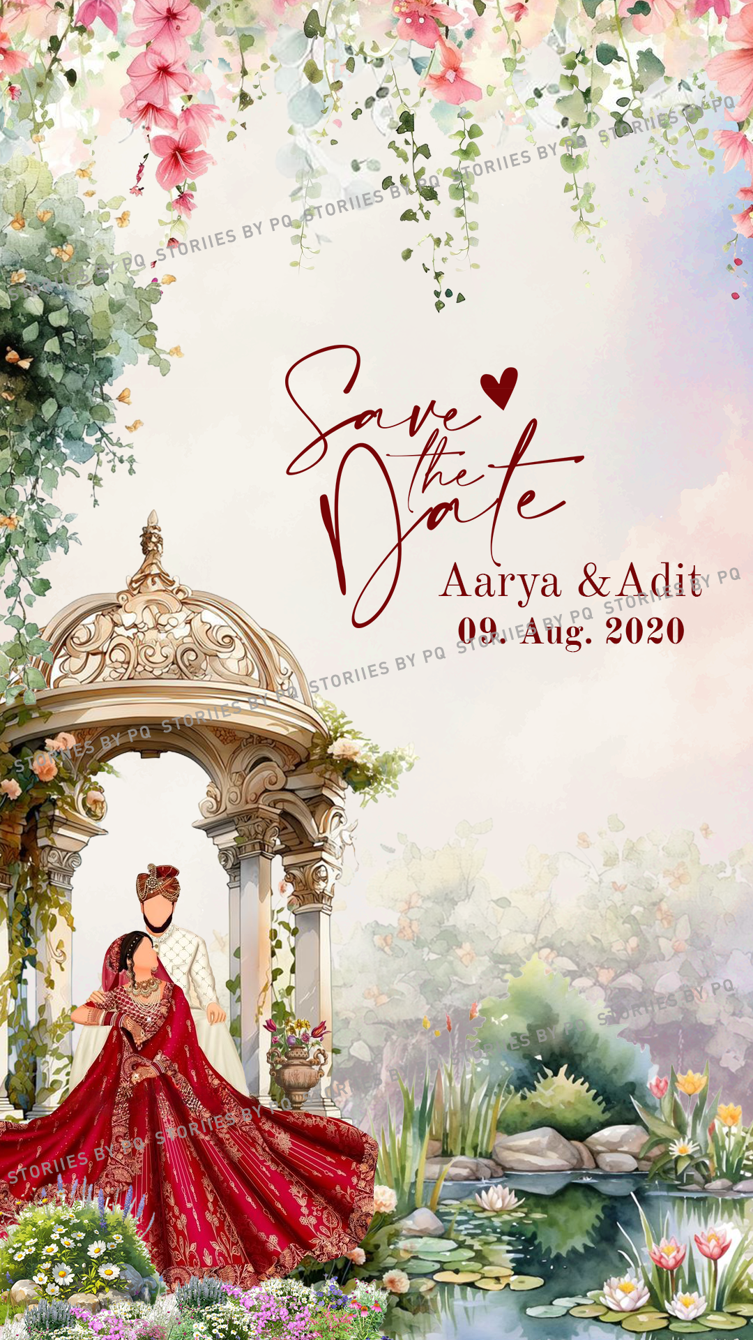 Secret Garden – Luxury Enchanted Floral Wedding Save the Date
