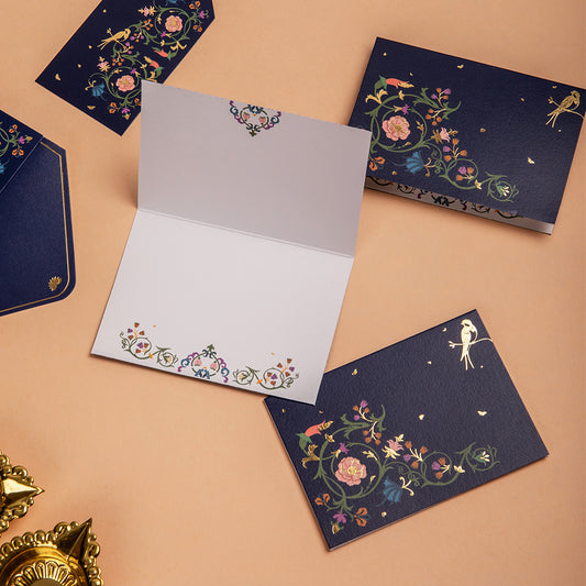 BLOOMING BLUES - Fold Cards