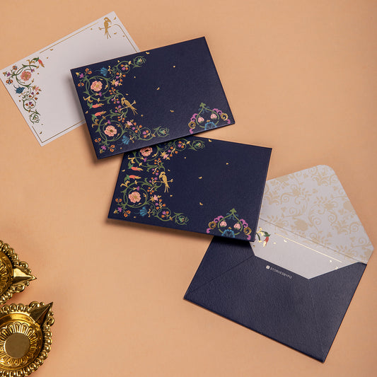 BLOOMING BLUES - Notecards