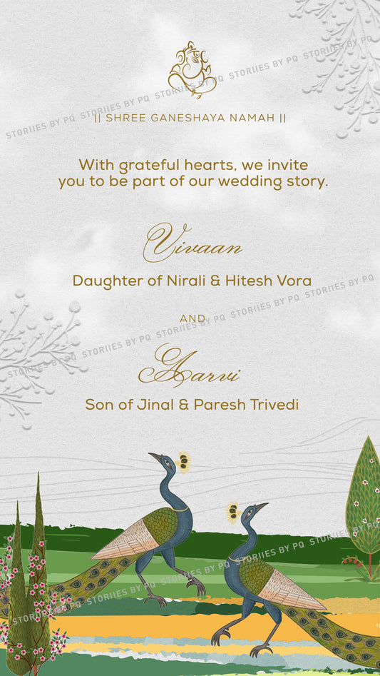 Embossed Legacy – Luxury Wedding Invitation