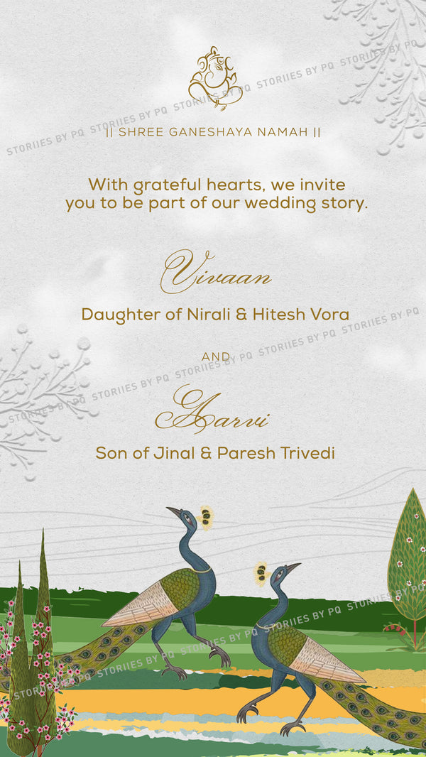 Embossed Legacy – Luxury Wedding Invitation