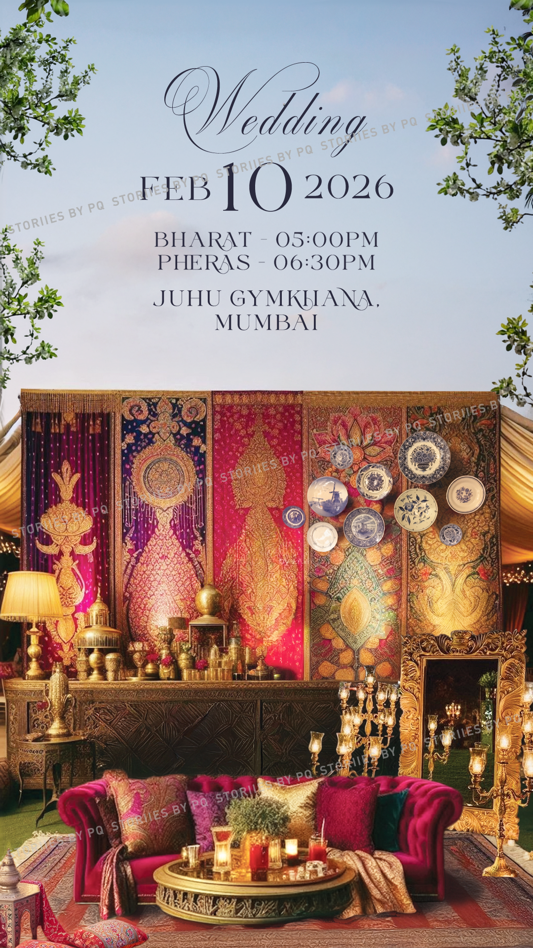 The Signature Wall – Luxury Wedding Invitation