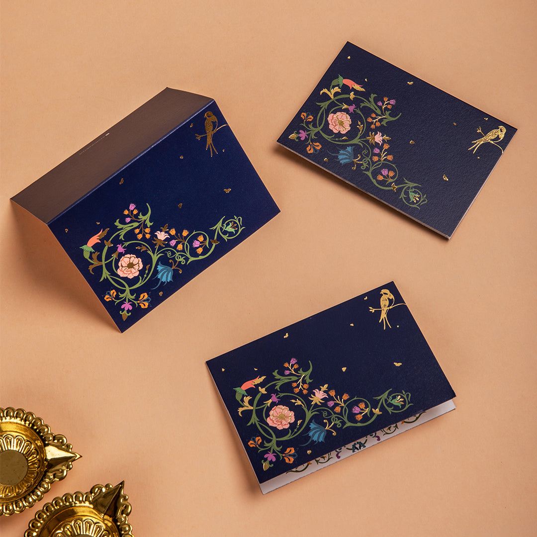 BLOOMING BLUES - Fold Cards