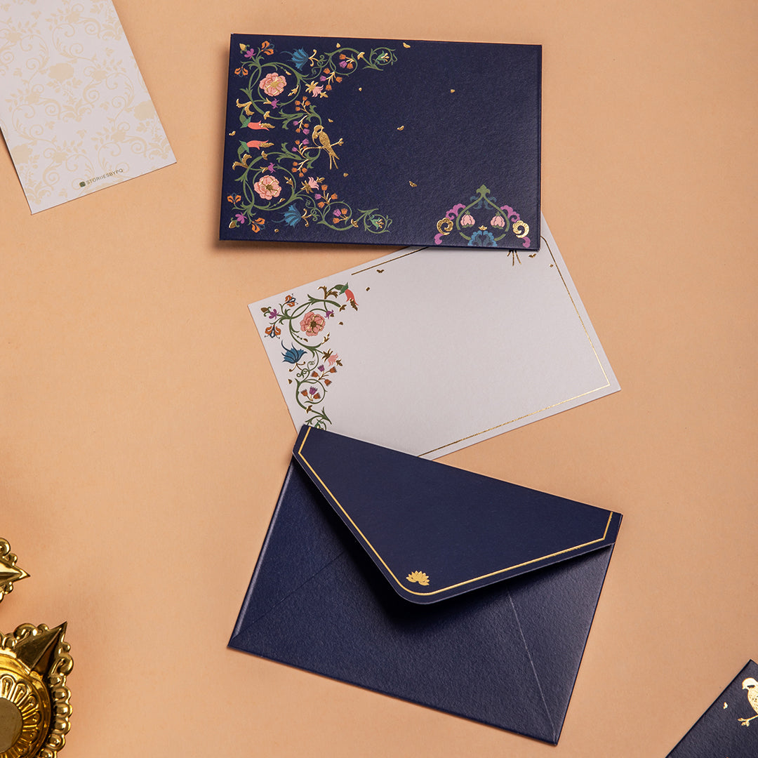 BLOOMING BLUES - Notecards