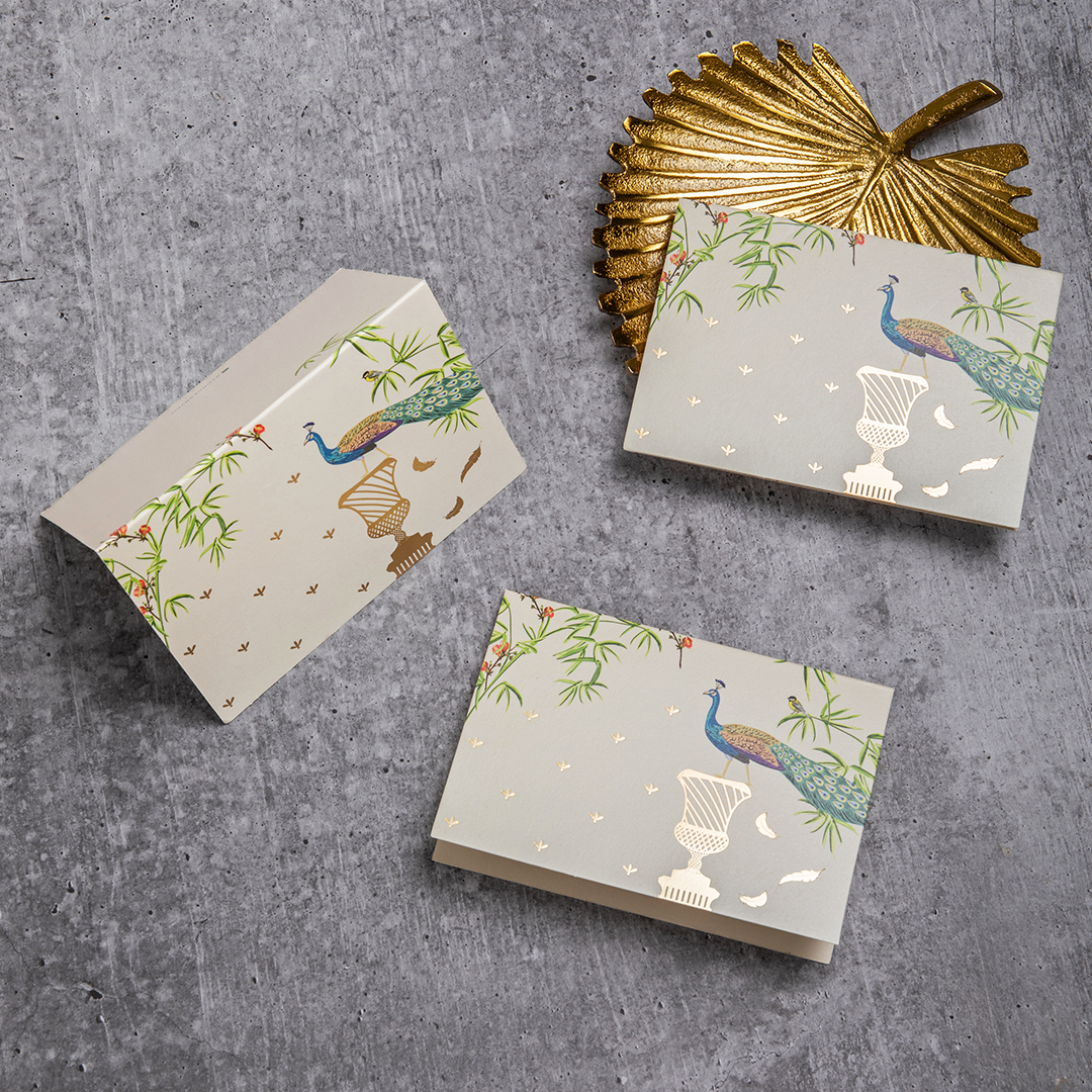 PEACOCK PANACHE - Fold Cards