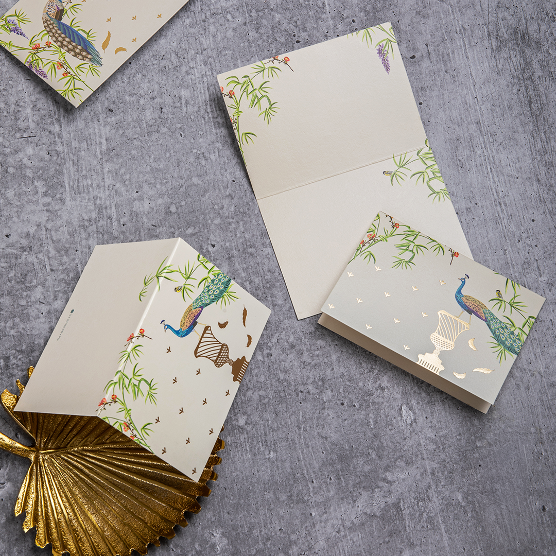 PEACOCK PANACHE - Fold Cards