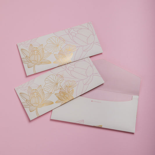 WHITE LOTUS - Money Envelopes
